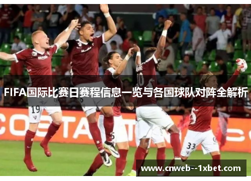 FIFA国际比赛日赛程信息一览与各国球队对阵全解析